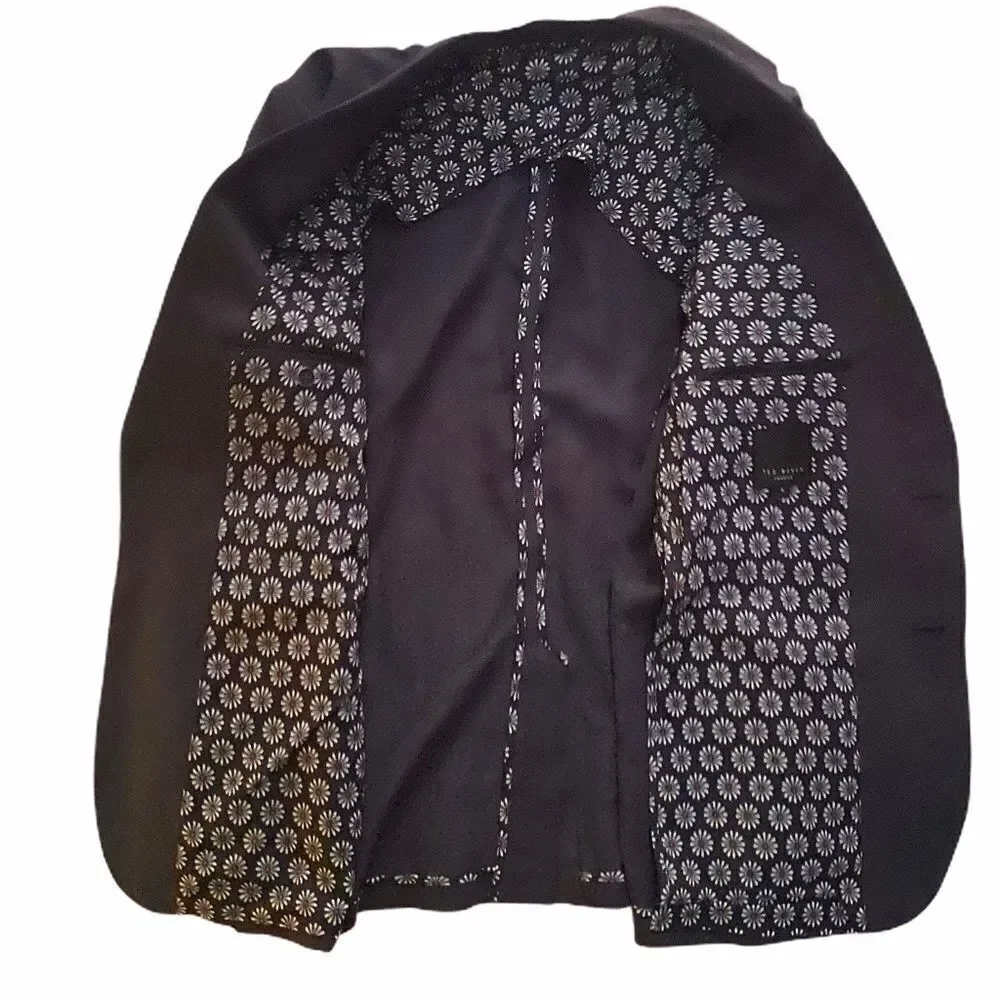🪩 Ted Baker‎ London Men’s Blazer Jacket – Size 6 (US 40R) | Flex, Loud Energy